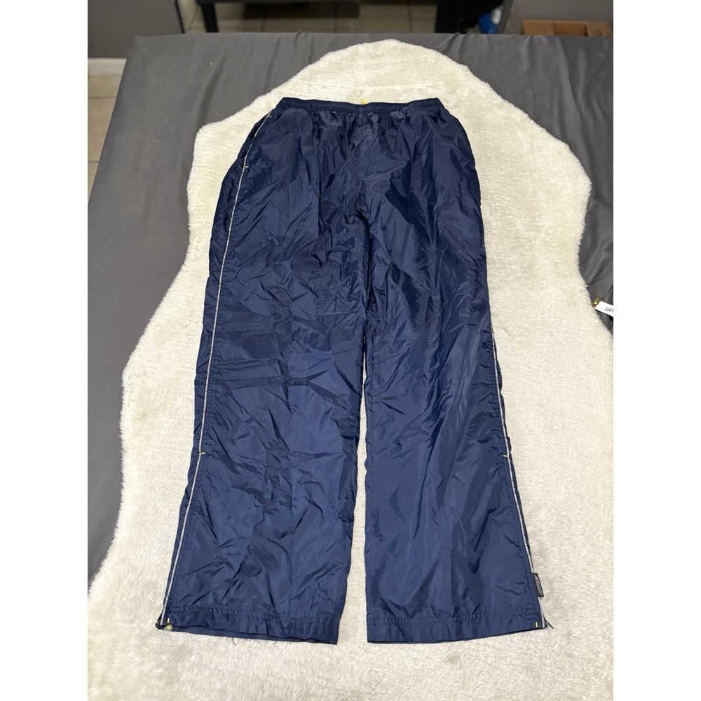 VTG Reebok Men's Blue Y2K Loose Joggers Size XL Ankle Zip‎ Pants